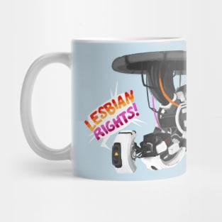 GLaDOS Says Lesbian Rights Mug